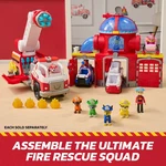 Paw Patrol Fire Rescue Command Center With Marshall Figure, Truck, Lights New. Price: $35.99.