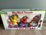 Vintage Tyco Sesame Street Parade Band Train Pull Along Toy Big Bird Elmo Ernie New. Price: $33.99.
