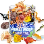 Sea Animals Toys With Gift Box 48 Pcs Mini Vinyl Plastic Ocean Figure New. Price: $19.61.