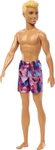Mattel - Barbie Beach Ken With Blond Hair, Wearing Purple Swimsuit New Toy. Price: $13.17.