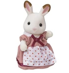 Calico Critters Hopscotch White Bunny Rabbit Doll Mom Epoch Flocked Figure Toy Used. Price: $13.27.