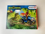 Schleich Dinosaurs Quad Escape From Velociraptor 5 Piece Playset 41466 New. Price: $35.00.