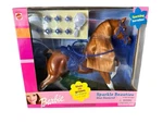 Vintage 2000 Mattel Barbie Sparkle Beauties Horse Blue Diamond - New Box. Price: $100.00.