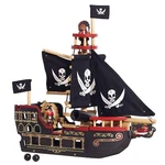 Le Van Barbarossa Pirate Ship Set Premium Wooden Toys For Kids Ages 3 Yea... New. Price: $136.68.