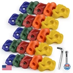 Ssbright Sets Of 25 Multi-colored Kidsadults Large Rock Climbing Holds New. Price: $105.98.