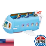 Bluey 3-IN-1 Transforming Airplane Playset W/ Figures, Sounds & 15 Pcs New. Price: $86.42.