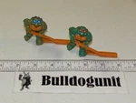 Raphael & Leo Parts Only 1991 Teenage Mutant Ninja Turtles Sewer Hockey Used. Price: $14.36.