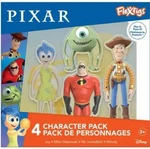 Pixar Flexfigs Joy Mike Woody & Mr. Incredible 4.5-INCH Bendable Figure 4-PACK New. Price: $42.98.