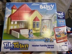 Town Bluey Heeler Home Magnetic Tiles Playset New. Price: $30.00.