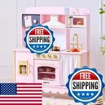 Joybubbla Wooden Kitchen For Toddlers Modern Kids Playset New. Price: $254.98.