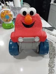 Sesame Street Elmo Giggle Go Crash, Spin & Zoom Monster Truck Tested Used. Price: $29.99.