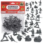 Bmc Cts WW2 German Infantry Plastic Army Men Classic Toy Soldier Gray Figures New. Price: $19.90.
