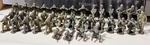 54MM New Ray Modern Military Figures - 37PCS See Photo! Used. Price: $25.00.