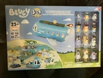 Bluey's 3-IN-1 Transforming Plane Mega Playset Ultimate Family Trip 42 Pieces New. Price: $225.00.