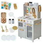 Teamson Kids Little Chef Memphis Play Kitchen 16 Accessories Gray/gold New. Price: $132.40.