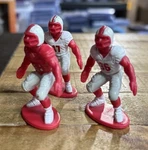 2002 Kaskey Football Guys Nfl Red White Figure Toy Topper Set Of 3 Used. Price: $5.99.