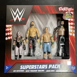 Flexfigs Wwe Superstars - Cena Reigns Rollins Mysterio 4 Character Pack New. Price: $34.99.