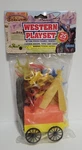 Legends Of The Wild Imperial Western Play Set Figures Horses Covered Wagon New. Price: $12.99.