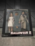 Neca Halloween Ii Laurie Strode & Dr. Loomis Clothed Figures Nib New. Price: $44.99.