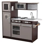 Kidkraft Uptown Wooden Play Kitchen W/ Phone, Chalkboard Towel Rack, Brown New. Price: $108.99.