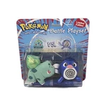 Pok Mon Battle Playset BULBASAUR#01 Vs POLIWAG#60 Applause 1998 New Sealed. Price: $54.85.