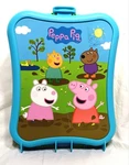 Peppa Pig And Friends Blue Green Carry Along Case * Only Used Hasbro #F2461. Price: $8.00.