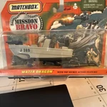 Matchbox Mission Bravo Water Dragon Diecast Boat Military Top Secret Action New. Price: $25.00.