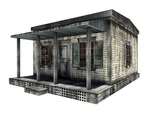 Extreme Sets 1/12 Scale Cabin Pop Up Figure Diorama Horror, Western Theme New. Price: $250.00.