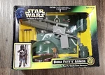 Star Wars Boba Fett's Armor Set Helmet Blaster Gauntlets New Sealed Mandalorian. Price: $67.50.