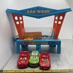 Incomplete Disney Pixar Cars Color Changers Dinoco Wash Lightning Mcqueen Used. Price: $35.00.