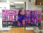 Monster High Boo-tique Hotel Doll House Foldable Playset 5 Areas 13+ Pieces New. Price: $159.95.