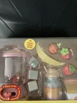 Disney Wooden Kitchen Smoothie Play Set Blender Food Minnie Mouse Fruit 11 Piece New. Price: $39.99.