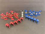 Kaskey Kids Football Guys Sports Action Figures Red & Blue 2002 Vintage Lot 25 Used. Price: $9.99.