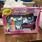 Crayola Scribble Scrubbie Pets Playset Washable Markers Bath Toy Some Box Damage New. Price: $17.99.