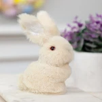 Northlight 4.75" Beige Plush Standing Easter Bunny Rabbit Spring Figure New. Price: $13.49.
