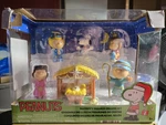 Peanuts Nativity Deluxe 7 Piece Set Vinyl Figures Charlie Brown Snoopy Lucy New. Price: $19.98.