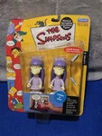 Simpsons Playmates Sherri And Terri Series 8 Interactive Figure New. Price: $30.00.