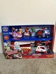 Paw Patrol Rapid Fire Rescue Mega Pack Playset, 4 Vehicle + 8 Figures New. Price: $45.99.