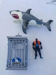 Animal Planet Shark Attack Playset Action Figures 62049 2012 Toys Rare Used. Price: $20.00.