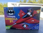1991 Kenner Batman Returns Penguin Umbrella Jet Vehicle New Sealed Box. Price: $89.99.