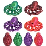 4PCS 3D Printed Octopus Egg Set Crystal Animal Fidget Toy Stress Relief Kids New. Price: $26.06.
