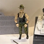 Hasbro G.i. Joe Sgt. Slaughter Action Figure Vehicle File Card 1986 Vintage Used. Price: $110.00.