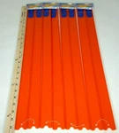 Hot Wheels Track Builder 24 Pieces Orange 16' Feet Connection - Lot Of 8 New. Price: $22.99.