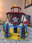 Spin Master Paw Patrol Lookout Tower Playset Chase Marshall Red Blue Yellow Used. Price: $22.00.