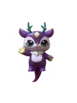 Magic Mixies Mixlings Figure Purple Antlers Glitter Moose Toy (T14) Used. Price: $6.00.