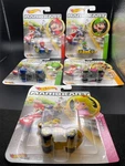 Hot Wheels Mariokart Set Of 5 Luigi Peach Bowser Yoshi 2019 Series Used. Price: $38.00.
