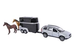 Kids Globe Die Cast Metal Volvo XC90 Jeep & Trailer 4X4S Horses Toy New. Price: $16.81.