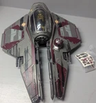Complete Obi-wan Kenobi Jedi Starfighter 2004 Hasbro Wars Rots Used. Price: $35.00.