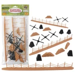Bmc WW2 Atlantic Wall Fortifications - 21PC Plastic Army Men Accessories New. Price: $25.59.