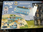 Bluey's 3-IN-1 Transforming Plane Mega Ultimate Family Trip 42 Pieces Used Like. Price: $69.99.